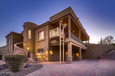 Spectacular SUPERSTITION MOUNTAIN VIEWS from this hillside on Gold Canyon Golf Resort - Sidewinder in Arizona - for sale on GolfHomes.com, golf home, golf lot