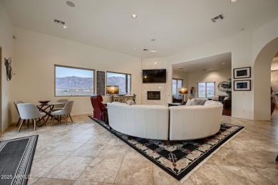 Spectacular SUPERSTITION MOUNTAIN VIEWS from this hillside on Gold Canyon Golf Resort - Sidewinder in Arizona - for sale on GolfHomes.com, golf home, golf lot