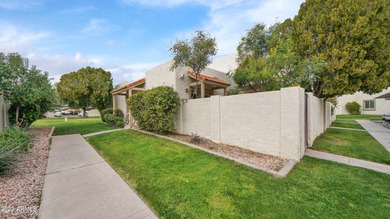 Charming 2 bed 1 bath single level townhome with large east on Scottsdale Silverado Golf Club in Arizona - for sale on GolfHomes.com, golf home, golf lot