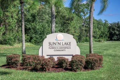 Welcome to this modern 3-bed, 2-bath CBS home in desirable Sun on Sun n Lake Golf and Country Club in Florida - for sale on GolfHomes.com, golf home, golf lot