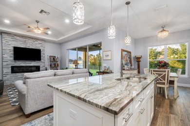 Welcome to this modern 3-bed, 2-bath CBS home in desirable Sun on Sun n Lake Golf and Country Club in Florida - for sale on GolfHomes.com, golf home, golf lot