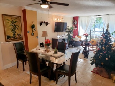 Quit place in Aventura. First floor, well maintenance 2Bed-2Bath on Turnberry Isle Resort and Club in Florida - for sale on GolfHomes.com, golf home, golf lot