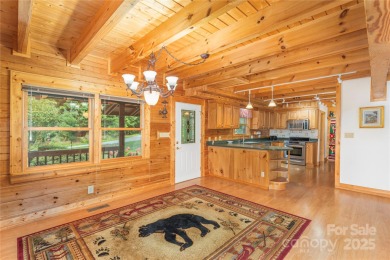 This warm and inviting, solidly built custom log home offers so on Waynesville Country Club Inn in North Carolina - for sale on GolfHomes.com, golf home, golf lot