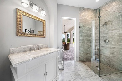 NEWLY BUILT IN 2017, this exceptional custom estate home sits on on Delaire Golf and Country Club in Florida - for sale on GolfHomes.com, golf home, golf lot