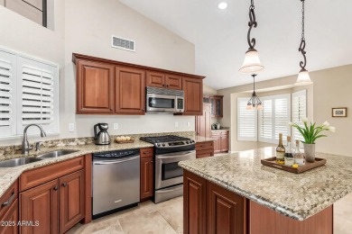 Welcome to this beautiful 2-bedroom, 2-bathroom home with a den on Eagles Nest at Pebble Creek in Arizona - for sale on GolfHomes.com, golf home, golf lot