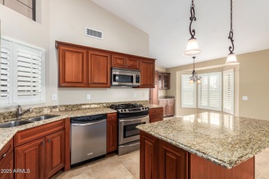 Welcome to this beautiful 2-bedroom, 2-bathroom home with a den on Eagles Nest at Pebble Creek in Arizona - for sale on GolfHomes.com, golf home, golf lot