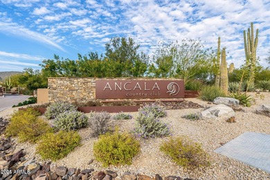 Experience stunning MOUNTAIN VIEWS from your spacious, serene on Ancala Country Club in Arizona - for sale on GolfHomes.com, golf home, golf lot