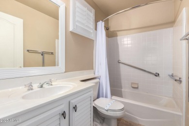 Welcome to this beautiful 2-bedroom, 2-bathroom home with a den on Eagles Nest at Pebble Creek in Arizona - for sale on GolfHomes.com, golf home, golf lot