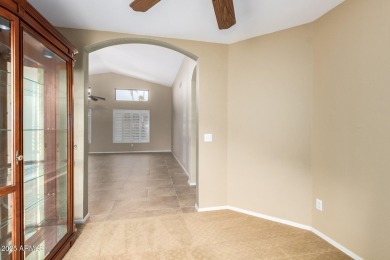 Welcome to this beautiful 2-bedroom, 2-bathroom home with a den on Eagles Nest at Pebble Creek in Arizona - for sale on GolfHomes.com, golf home, golf lot