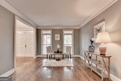 Stately 6-bedroom, 5-bath executive home built by award-winning on Woodmont Golf and Country Club in Georgia - for sale on GolfHomes.com, golf home, golf lot