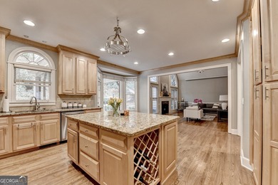 Stately 6-bedroom, 5-bath executive home built by award-winning on Woodmont Golf and Country Club in Georgia - for sale on GolfHomes.com, golf home, golf lot