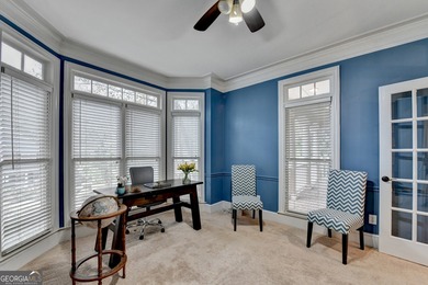 Stately 6-bedroom, 5-bath executive home built by award-winning on Woodmont Golf and Country Club in Georgia - for sale on GolfHomes.com, golf home, golf lot