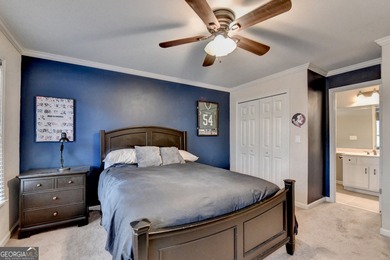 Stately 6-bedroom, 5-bath executive home built by award-winning on Woodmont Golf and Country Club in Georgia - for sale on GolfHomes.com, golf home, golf lot