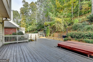 Stately 6-bedroom, 5-bath executive home built by award-winning on Woodmont Golf and Country Club in Georgia - for sale on GolfHomes.com, golf home, golf lot