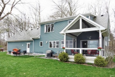 Waterfront living at its best! Immaculate 2x6 construction with on Crooked Lake Golf Course Whitley County in Indiana - for sale on GolfHomes.com, golf home, golf lot
