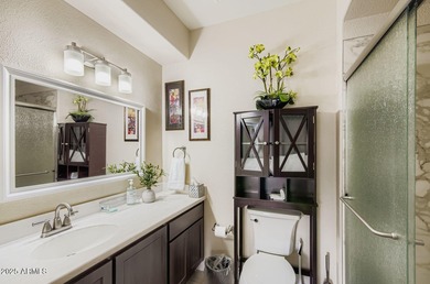 Discover this beautifully updated end-unit retreat in the highly on Sanctuary Golf Course At WestWorld in Arizona - for sale on GolfHomes.com, golf home, golf lot