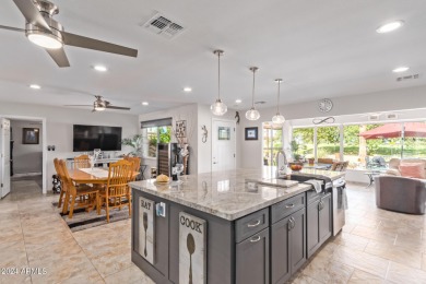 This beautiful home overlooks the 14th  Green on Pebblebrook on Stardust Golf Course in Arizona - for sale on GolfHomes.com, golf home, golf lot