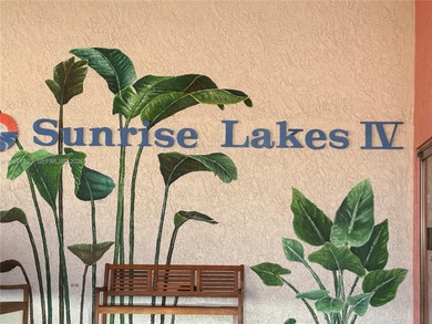 55+ Community, Move-in ready 2 bedroom + den, spacious enclosed on Sunrise Lakes Phase III in Florida - for sale on GolfHomes.com, golf home, golf lot