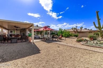 This beautiful home overlooks the 14th  Green on Pebblebrook on Stardust Golf Course in Arizona - for sale on GolfHomes.com, golf home, golf lot