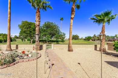 This beautiful home overlooks the 14th  Green on Pebblebrook on Stardust Golf Course in Arizona - for sale on GolfHomes.com, golf home, golf lot