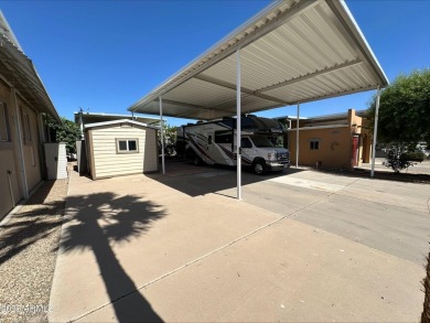 This spacious RV lot offers a 14'6'' wide open space, perfect on Great Eagle Golf Club in Arizona - for sale on GolfHomes.com, golf home, golf lot