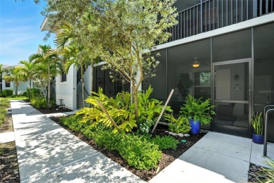 Own this first-floor DiAngelo veranda with deeded golf on Heritage Landing Golf  in Florida - for sale on GolfHomes.com, golf home, golf lot