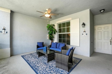 Own this first-floor DiAngelo veranda with deeded golf on Heritage Landing Golf  in Florida - for sale on GolfHomes.com, golf home, golf lot