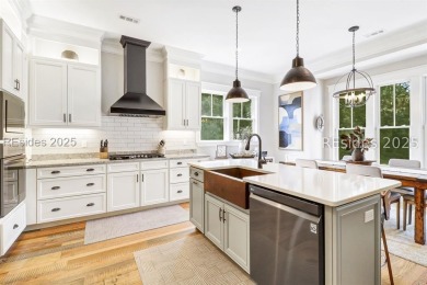 Built in 2018, this stunning home is perfectly situated on a on Oldfield Golf Club in South Carolina - for sale on GolfHomes.com, golf home, golf lot