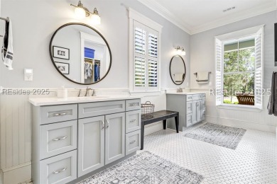 Built in 2018, this stunning home is perfectly situated on a on Oldfield Golf Club in South Carolina - for sale on GolfHomes.com, golf home, golf lot