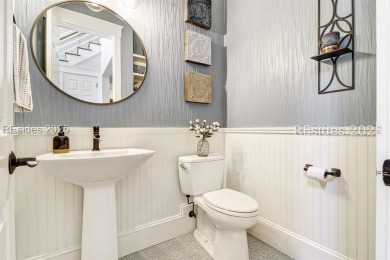 Built in 2018, this stunning home is perfectly situated on a on Oldfield Golf Club in South Carolina - for sale on GolfHomes.com, golf home, golf lot