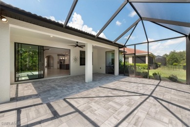 This upgraded 2023 Pulte Summerwood floor plan features an on River Hall Country Club in Florida - for sale on GolfHomes.com, golf home, golf lot