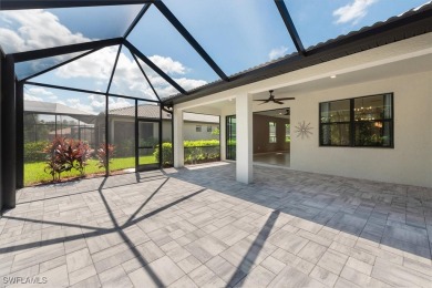 This upgraded 2023 Pulte Summerwood floor plan features an on River Hall Country Club in Florida - for sale on GolfHomes.com, golf home, golf lot