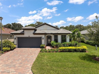 This upgraded 2023 Pulte Summerwood floor plan features an on River Hall Country Club in Florida - for sale on GolfHomes.com, golf home, golf lot