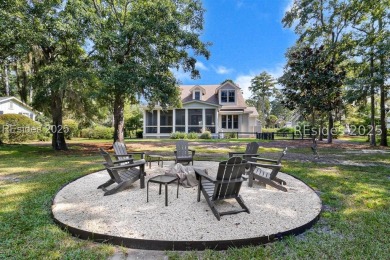 Built in 2018, this stunning home is perfectly situated on a on Oldfield Golf Club in South Carolina - for sale on GolfHomes.com, golf home, golf lot