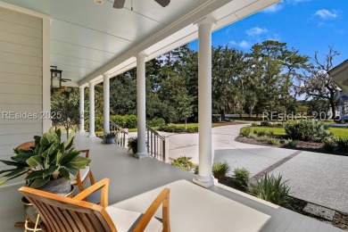 Built in 2018, this stunning home is perfectly situated on a on Oldfield Golf Club in South Carolina - for sale on GolfHomes.com, golf home, golf lot