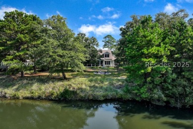 Built in 2018, this stunning home is perfectly situated on a on Oldfield Golf Club in South Carolina - for sale on GolfHomes.com, golf home, golf lot