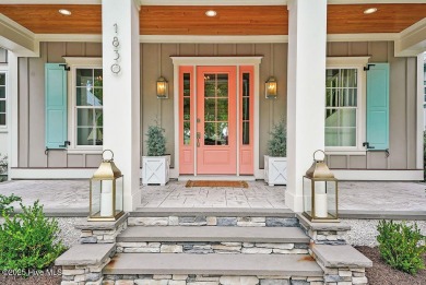 This recently completed Landfall residence perfectly captures on Country Club of Landfall in North Carolina - for sale on GolfHomes.com, golf home, golf lot