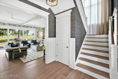 This recently completed Landfall residence perfectly captures on Country Club of Landfall in North Carolina - for sale on GolfHomes.com, golf home, golf lot