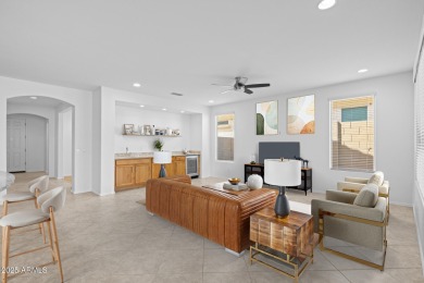 Embrace the vibrant Active Adult lifestyle in this beautifully on Poston Butte Golf Club in Arizona - for sale on GolfHomes.com, golf home, golf lot