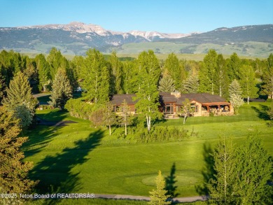 Located in the sought-after Jackson Hole Golf & Tennis community on Jackson Hole Golf and Tennis Club in Wyoming - for sale on GolfHomes.com, golf home, golf lot