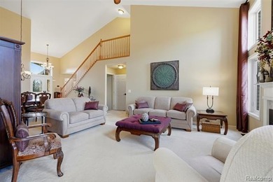 Spacious 3-bedroom, 3.5-bath, end-unit condo in the Villas at on Beacon Hill Golf Club in Michigan - for sale on GolfHomes.com, golf home, golf lot