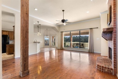 What a view!  This beautiful home looks over the 7th fairway of on Whitestone Golf Club in Texas - for sale on GolfHomes.com, golf home, golf lot