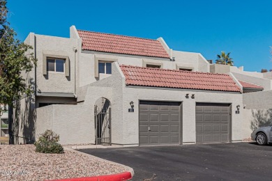 Stunning tri-level, gated waterfront townhome in Dobson Ranch's on Dobson Ranch Municipal Golf Course in Arizona - for sale on GolfHomes.com, golf home, golf lot