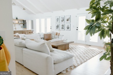 Step inside this one-of-a-kind mid-century home overlooking on Newnan Country Club in Georgia - for sale on GolfHomes.com, golf home, golf lot