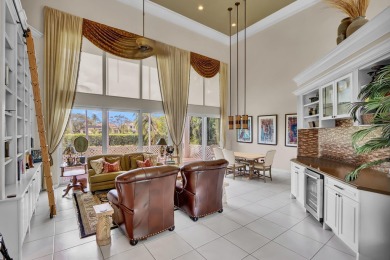 Golf course vistas fill this elegant custom 2-story 6 BD/5 BA on Woodfield Country Club in Florida - for sale on GolfHomes.com, golf home, golf lot