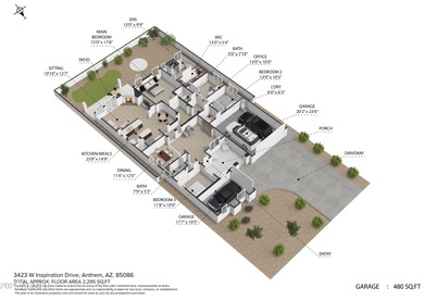 Your New Luxurious Lifestyle and Home Awaits in the Exclusive on Anthem Golf and Country Club  in Arizona - for sale on GolfHomes.com, golf home, golf lot