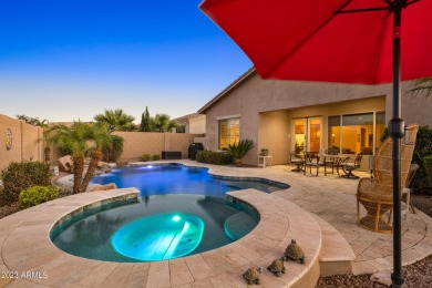 Enjoy this semi-custom TW Lewis turnkey home in one of Gilbert's on Seville Golf and Country Club in Arizona - for sale on GolfHomes.com, golf home, golf lot
