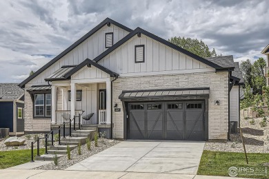 This lower-maintenance Farmhouse style ranch floorplan is now on The Meadows Golf Club in Colorado - for sale on GolfHomes.com, golf home, golf lot