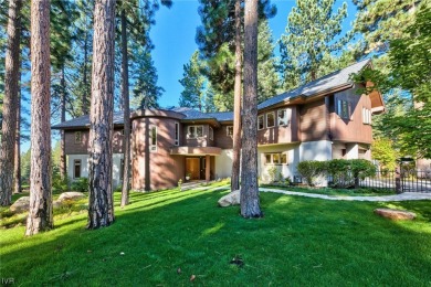 Luxury residence on a level, tree-lined street, in close on Incline Village Golf Course in Nevada - for sale on GolfHomes.com, golf home, golf lot