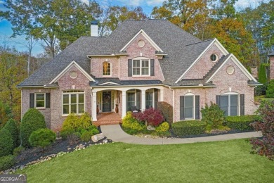 This exceptional four-sided brick home in the prestigious on Woodmont Golf and Country Club in Georgia - for sale on GolfHomes.com, golf home, golf lot